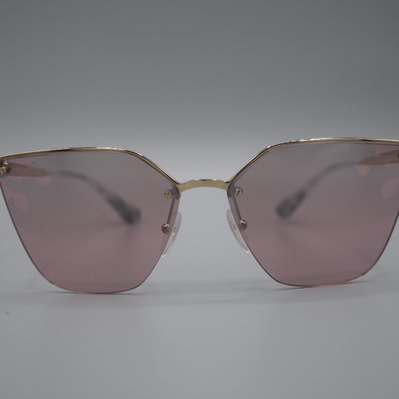 Prada Pink Mirrored Ladies Sunglasses - Picture 1 of 6